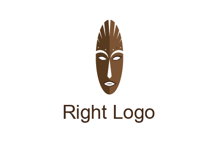 wooden mask entertainment log