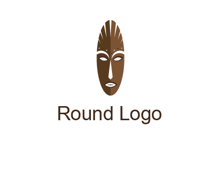 wooden mask entertainment log