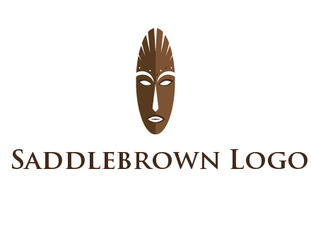 wooden mask entertainment log