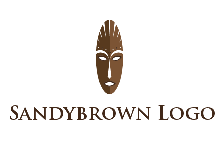 wooden mask entertainment log