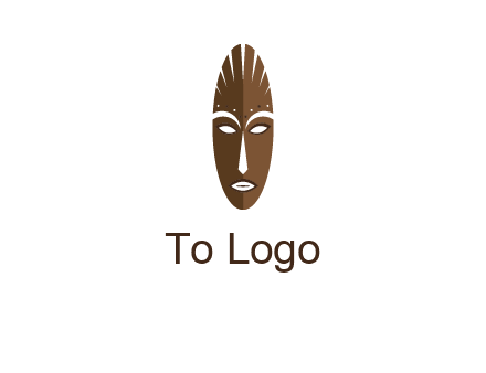 wooden mask entertainment log