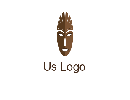 wooden mask entertainment log