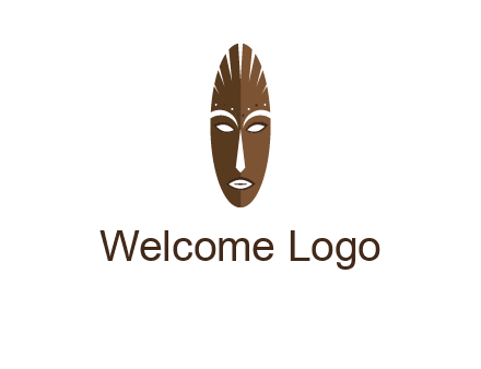 wooden mask entertainment log