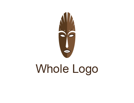 wooden mask entertainment log