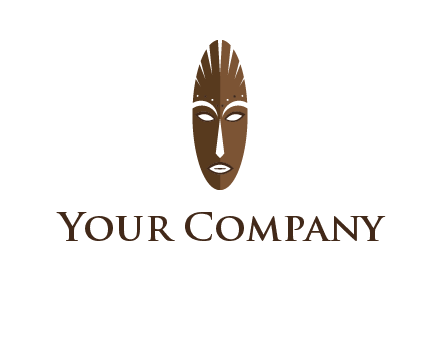 wooden mask entertainment log
