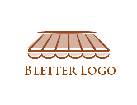 line art shade decor logo