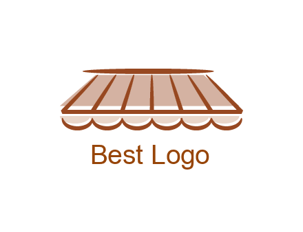 line art shade decor logo