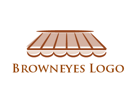 line art shade decor logo