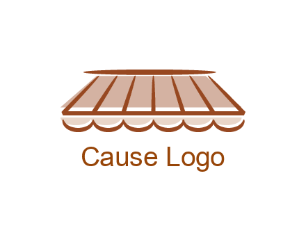 line art shade decor logo