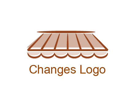 line art shade decor logo