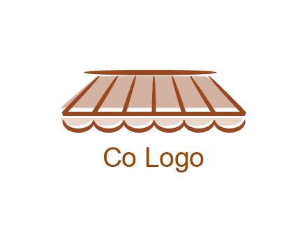 line art shade decor logo