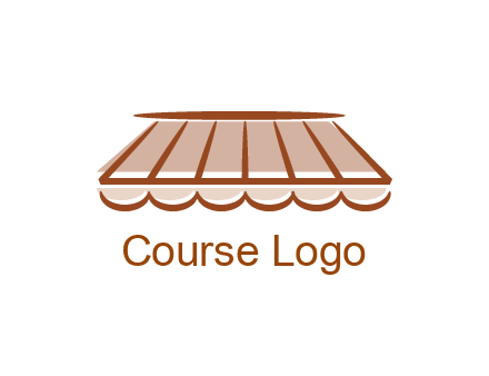 line art shade decor logo