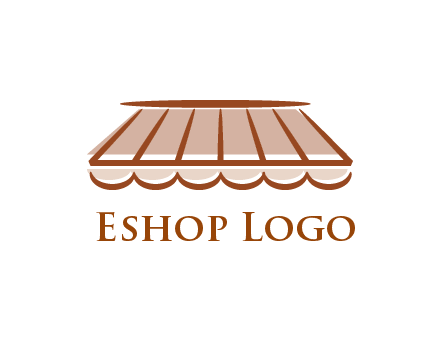 line art shade decor logo