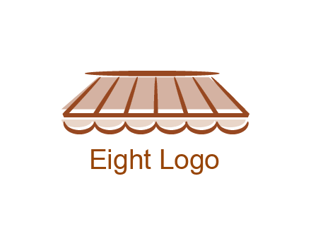 line art shade decor logo