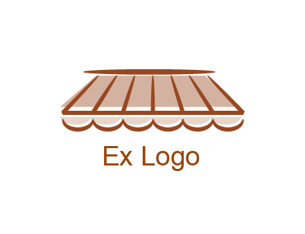 line art shade decor logo