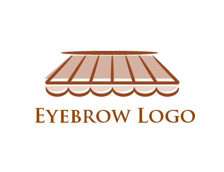 line art shade decor logo