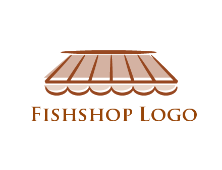 line art shade decor logo