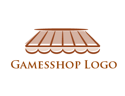 line art shade decor logo