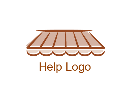 line art shade decor logo