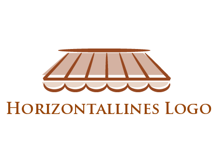 line art shade decor logo
