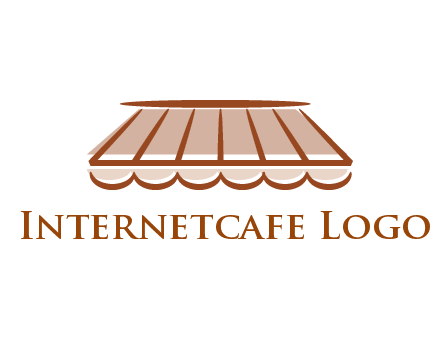 line art shade decor logo
