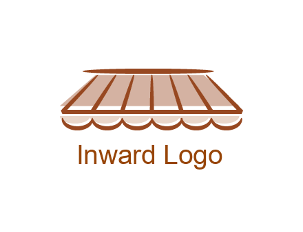 line art shade decor logo