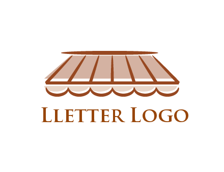 line art shade decor logo