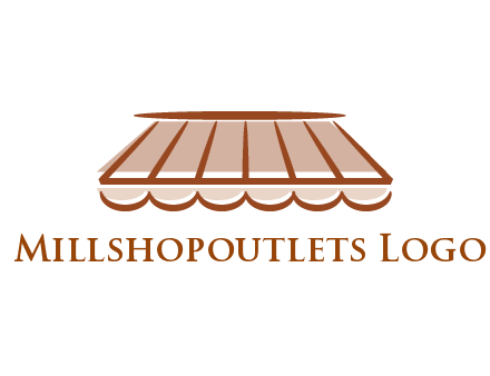 line art shade decor logo