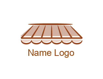 line art shade decor logo
