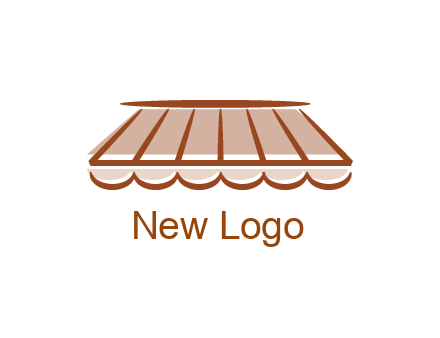 line art shade decor logo