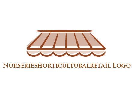 line art shade decor logo