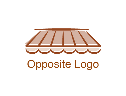 line art shade decor logo