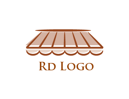 line art shade decor logo