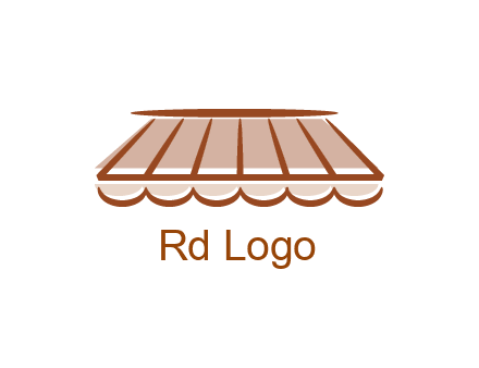 line art shade decor logo