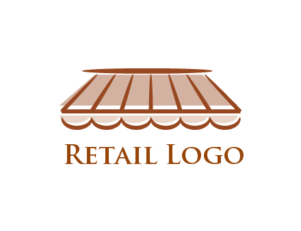 line art shade decor logo