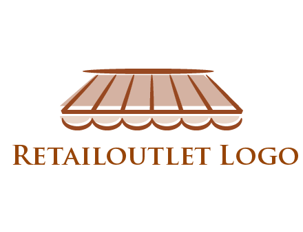 line art shade decor logo