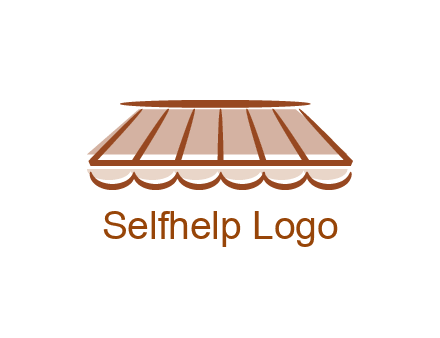 line art shade decor logo