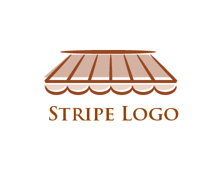 line art shade decor logo
