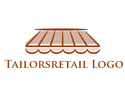 line art shade decor logo
