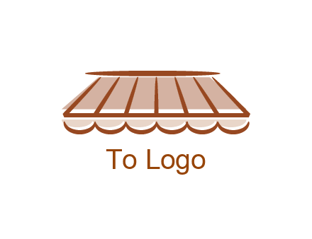 line art shade decor logo