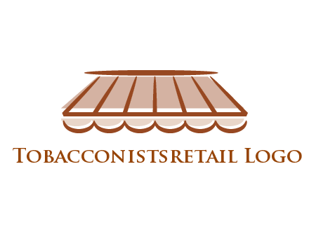 line art shade decor logo