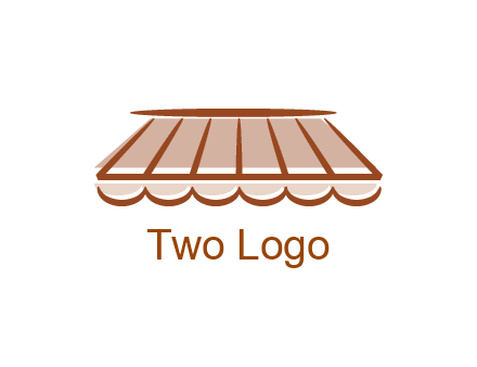 line art shade decor logo