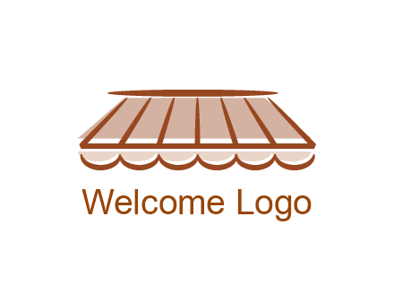 line art shade decor logo