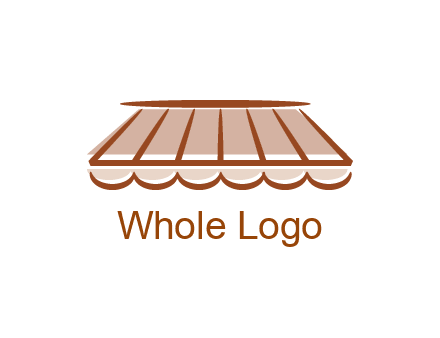 line art shade decor logo