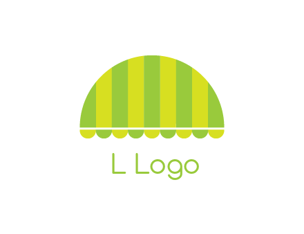 awning or canopy logo