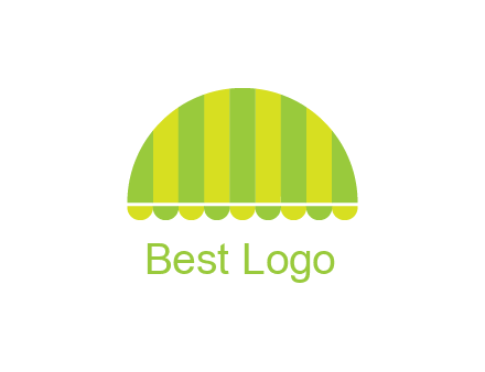 awning or canopy logo