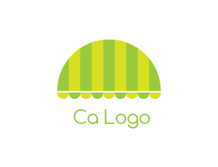 awning or canopy logo