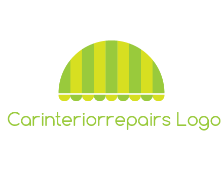 awning or canopy logo