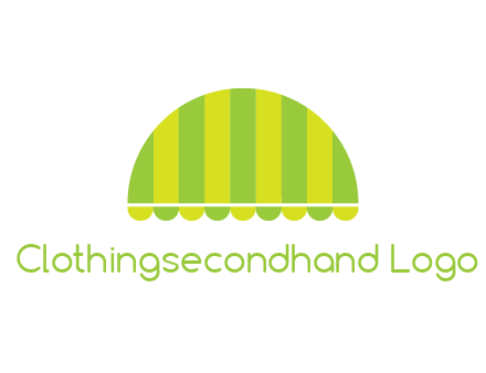 awning or canopy logo