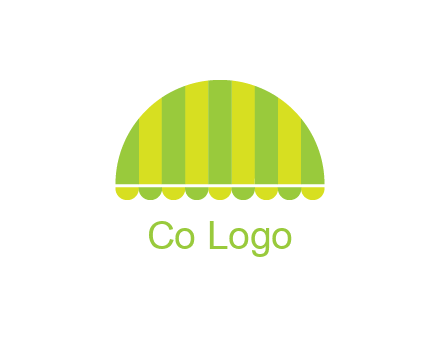 awning or canopy logo
